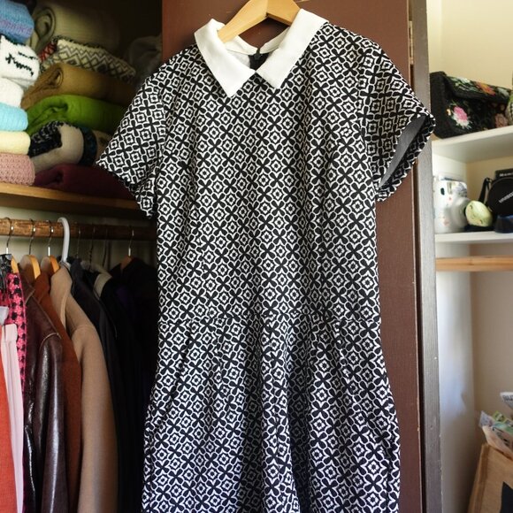 Aqua Collared Romper - Picture 2 of 2